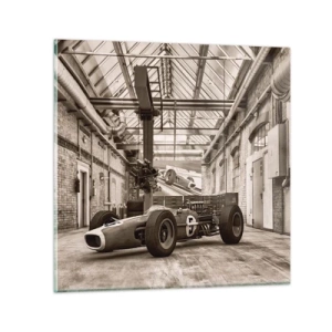 Cuadro sobre vidrio - Impresiones sobre Vidrio - El descanso del vencedor - 40x40 cm