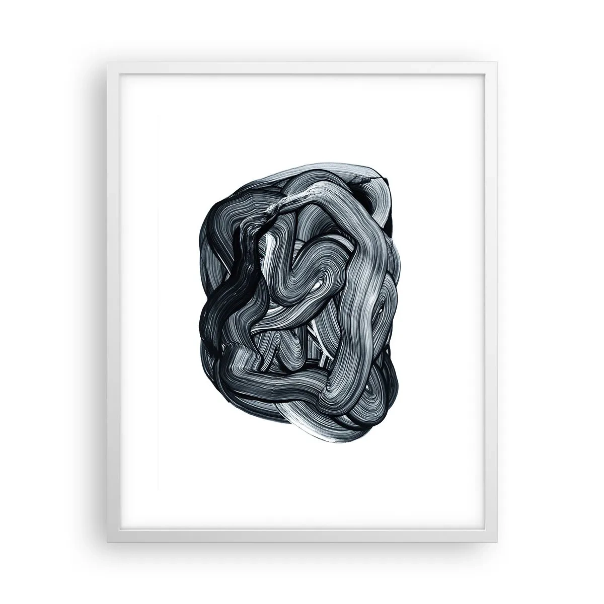 Póster en marco blanco - No es tan sencillo - 40x50 cm