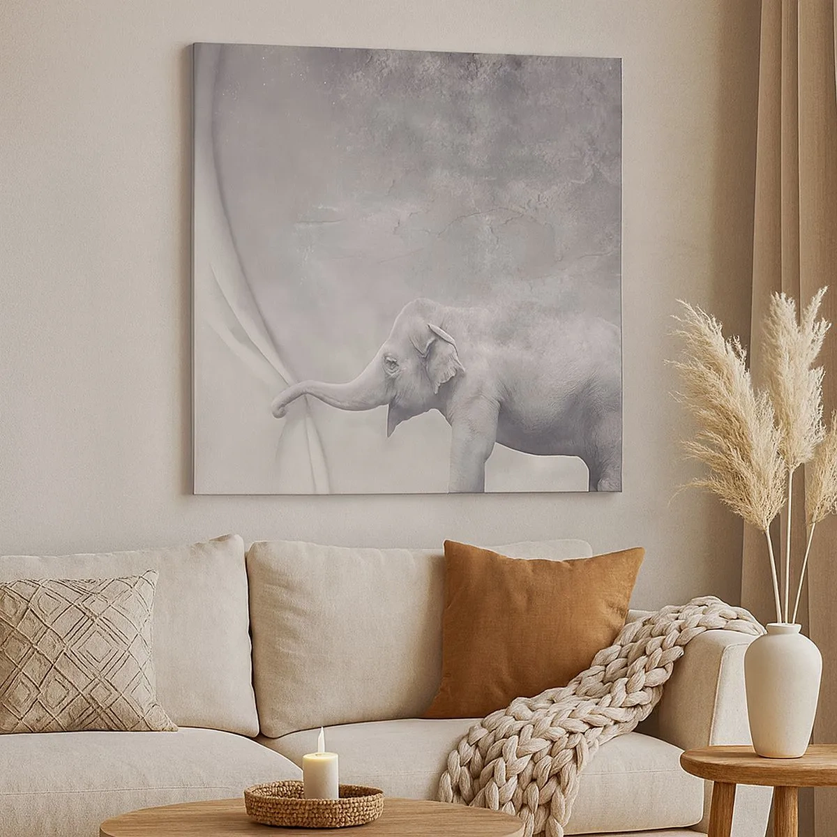 Cuadro sobre lienzo - Impresión de Imagen - Revelar el misterio - 30x30 cm