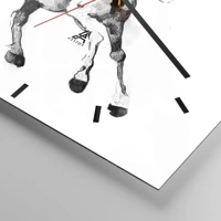 Esfera sin numeración, con rayas