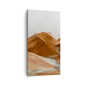 Cuadro sobre lienzo - Impresión de Imagen - Ruta hacia la fuente - 55x100 cm