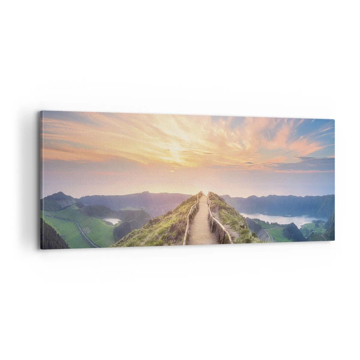 Cuadro sobre lienzo - Impresión de Imagen - Cerca del cielo - 100x40 cm