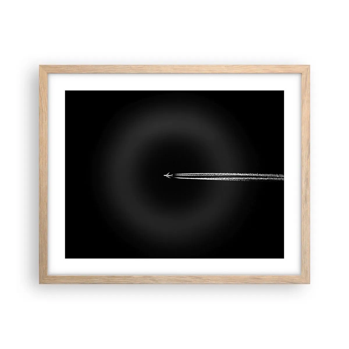 Póster en marco roble claro - En otra dimensión - 50x40 cm