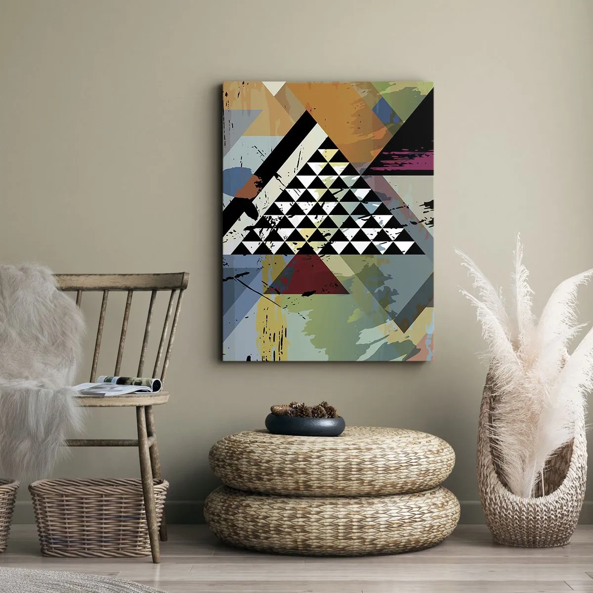Cuadro sobre lienzo - Impresión de Imagen - Qué sencillo es - 45x80 cm