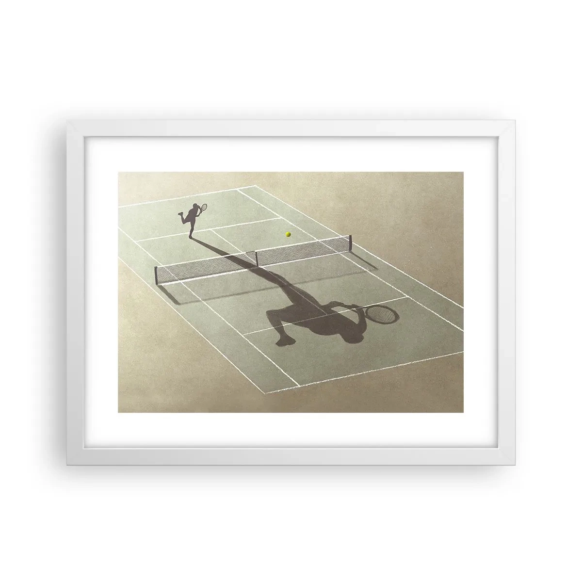 Póster en marco blanco - Véncete a ti mismo - 40x30 cm