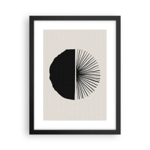 Póster en marco negro - Un abanico de posibilidades - 30x40 cm