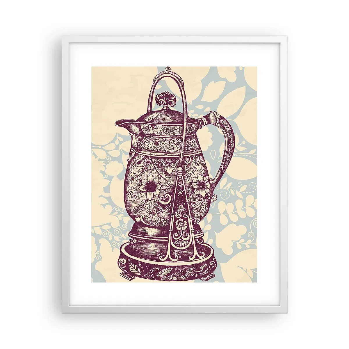 Póster en marco blanco - La belleza de lo cotidiano - 40x50 cm