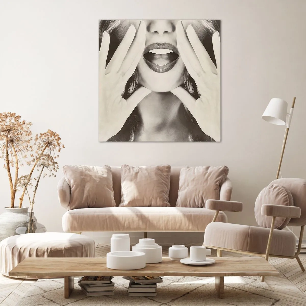 Cuadro sobre lienzo - Impresión de Imagen - ¡Ya estoy en camino! - 40x40 cm