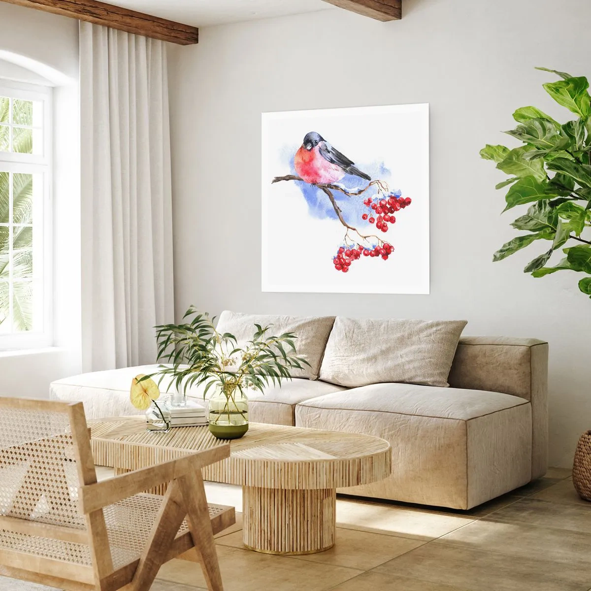 Póster - Invierno en color - 50x50 cm