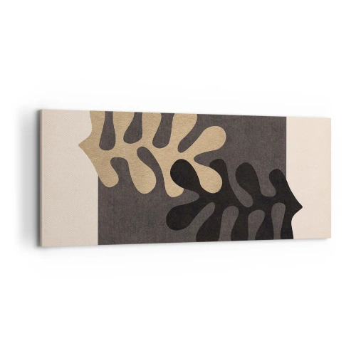 Cuadro sobre lienzo - Impresión de Imagen - Ausencia y complemento - 100x40 cm