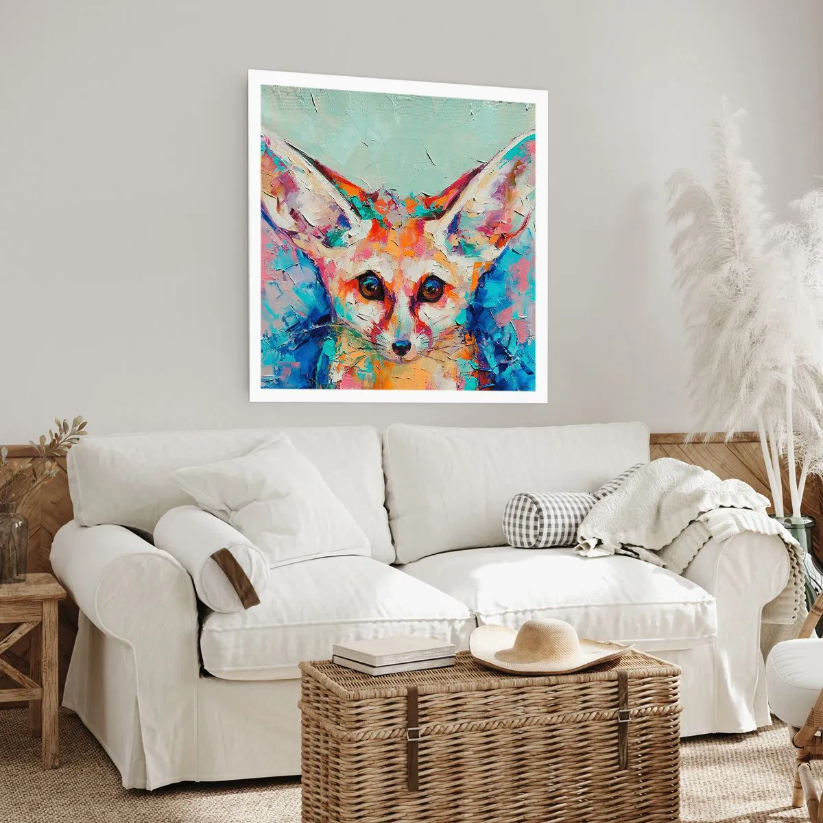 Póster - Mirada penetrante - 60x60 cm