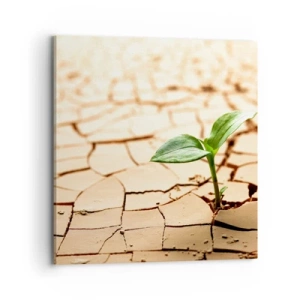 Cuadro sobre lienzo - Impresión de Imagen - El poder indomable de la vida - 70x70 cm