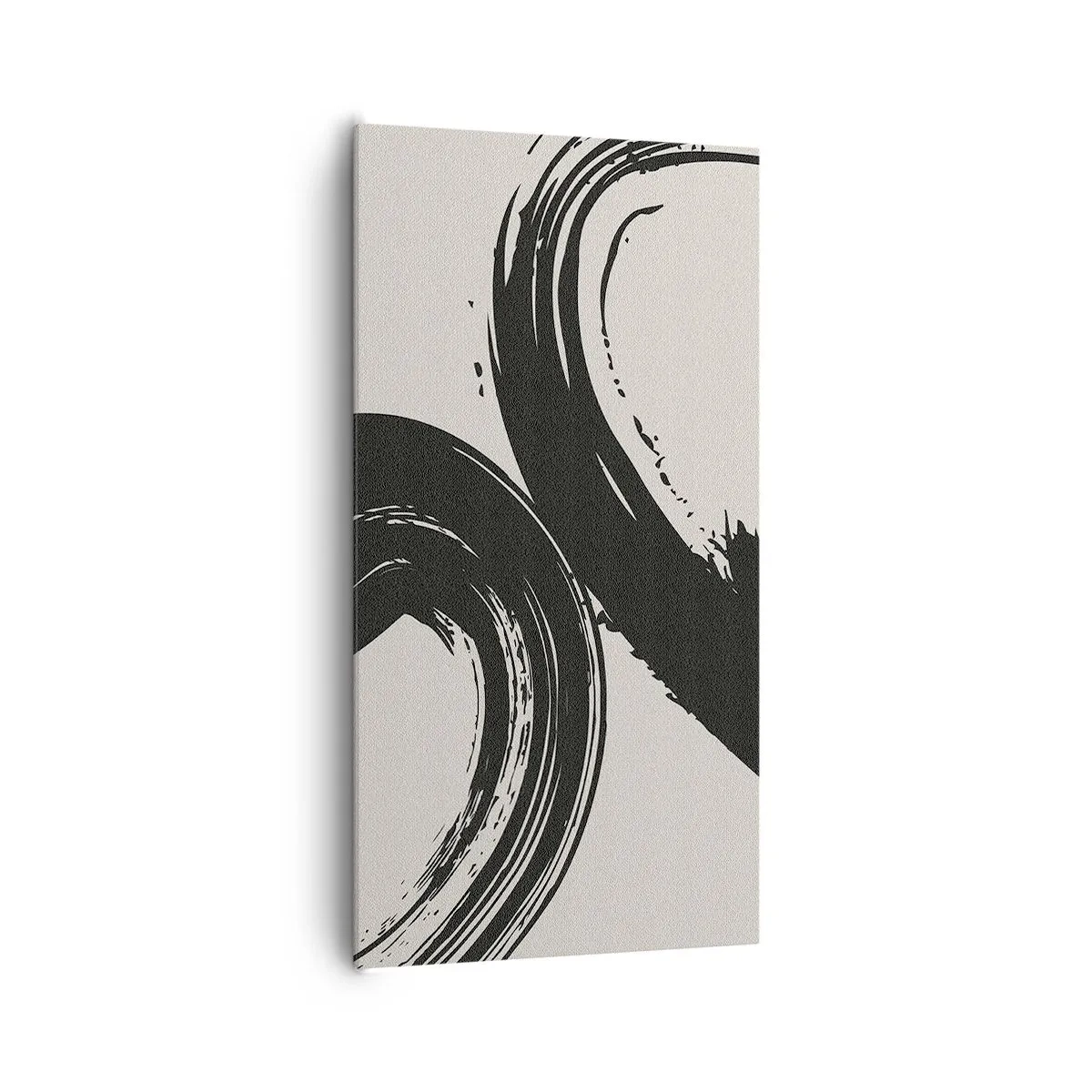 Cuadro sobre lienzo - Impresión de Imagen - Barrido y circular - 65x120 cm