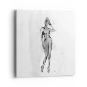 Cuadro sobre lienzo - Impresión de Imagen - Un estudio sobre el ideal de feminidad - 40x40 cm