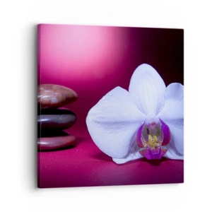 Cuadro sobre lienzo - Impresión de Imagen - Estudio de frescura en violeta - 30x30 cm