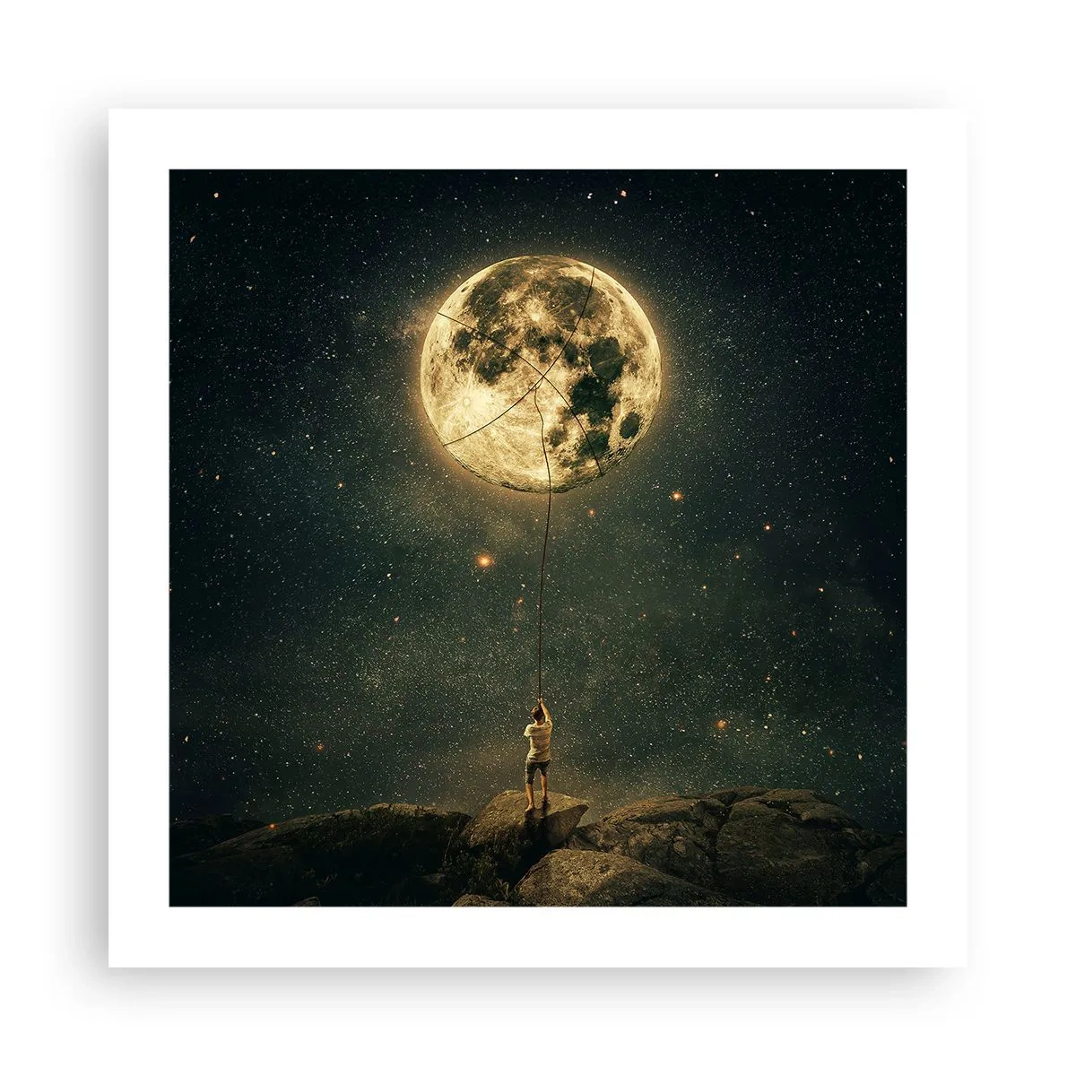 Póster - El que robó la luna - 50x50 cm