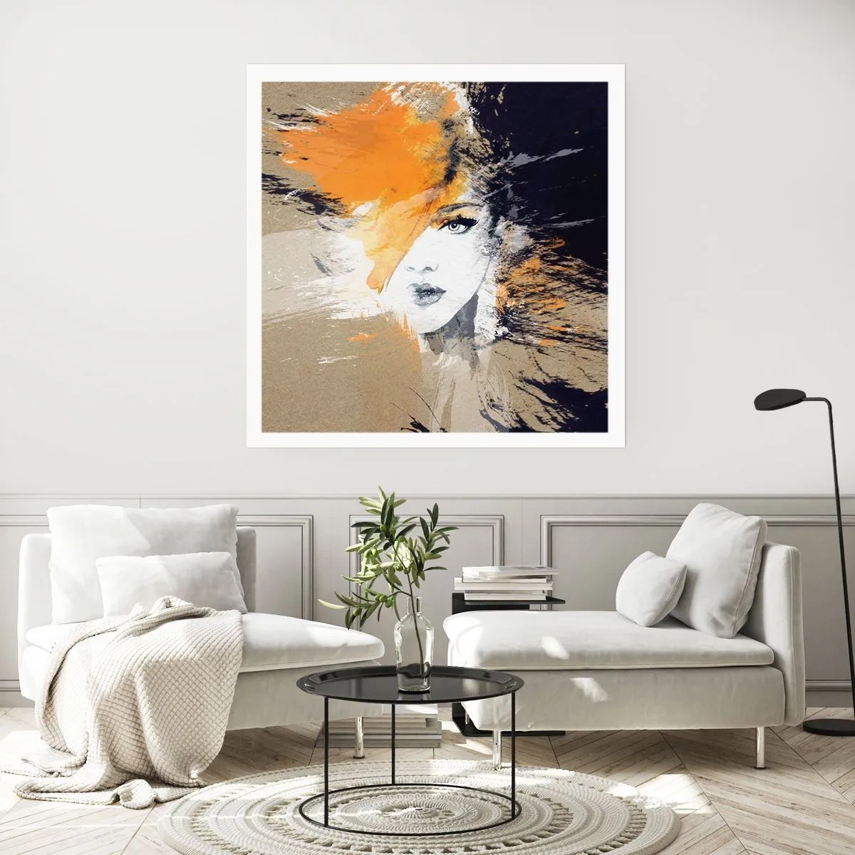 Póster - Y se convierte en luz - 40x40 cm