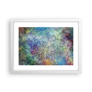 Póster en marco blanco - No es tan fácil - 40x30 cm