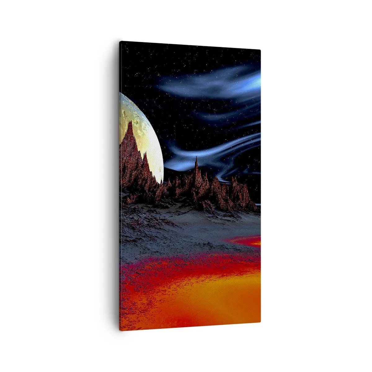 Cuadro sobre lienzo - Impresión de Imagen - Mundo desconocido - 55x100 cm