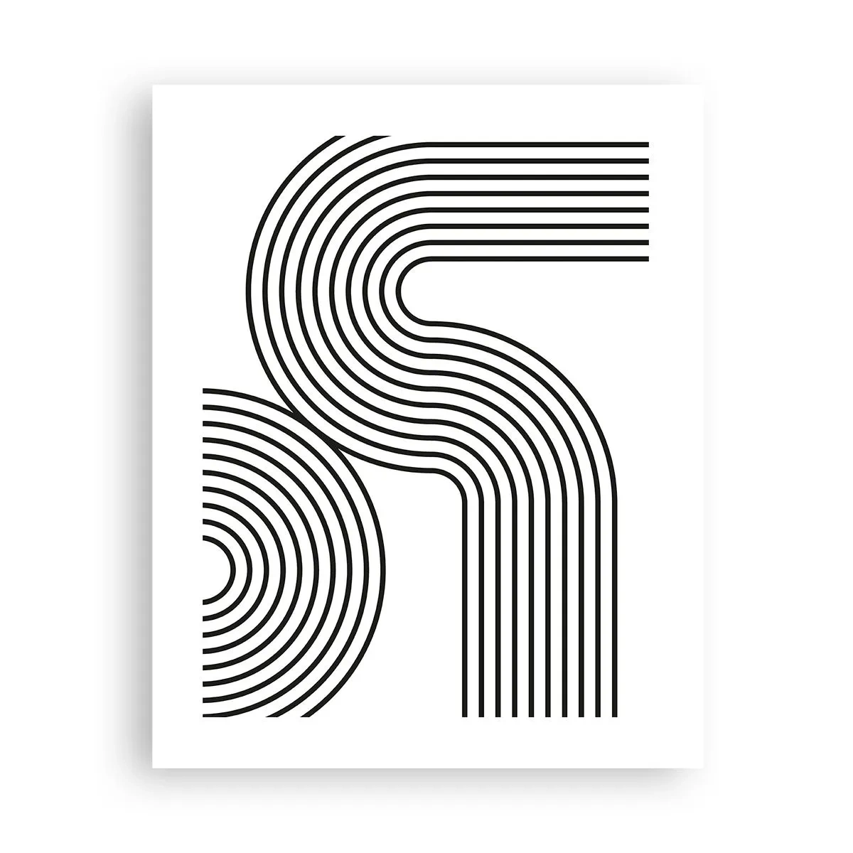 Póster - En una curva - 40x50 cm