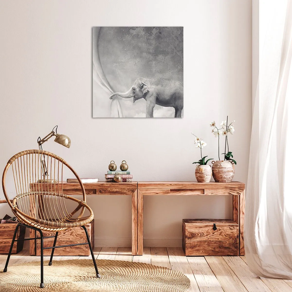 Cuadro sobre lienzo - Impresión de Imagen - Revelar el misterio - 50x50 cm