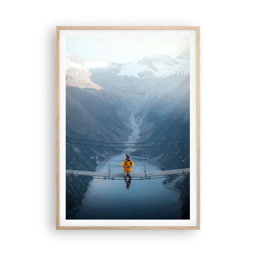 Póster en marco roble claro - Encanto suspensión - 70x100 cm