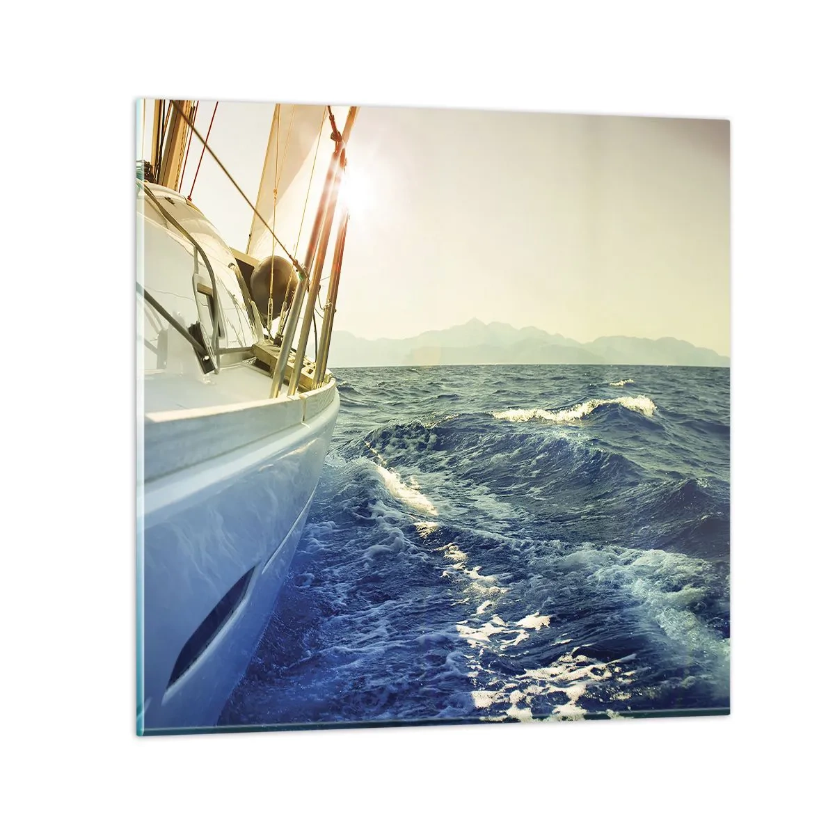 Cuadro sobre vidrio - Impresiones sobre Vidrio - Para una aventura - 30x30 cm