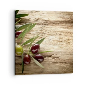 Cuadro sobre lienzo - Impresión de Imagen - Directamente de la naturaleza - 70x70 cm