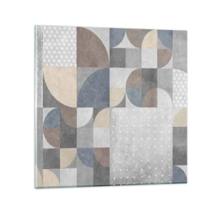 Cuadro sobre vidrio - Impresiones sobre Vidrio - Fantasía cerámica - 40x40 cm