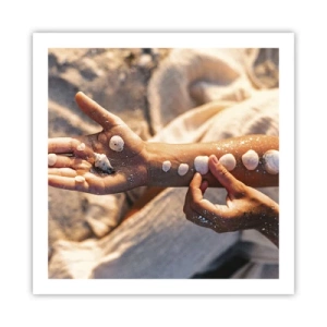 Póster - La belleza al alcance de la mano - 60x60 cm
