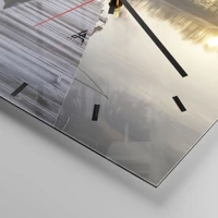 Esfera sin numeración, con rayas