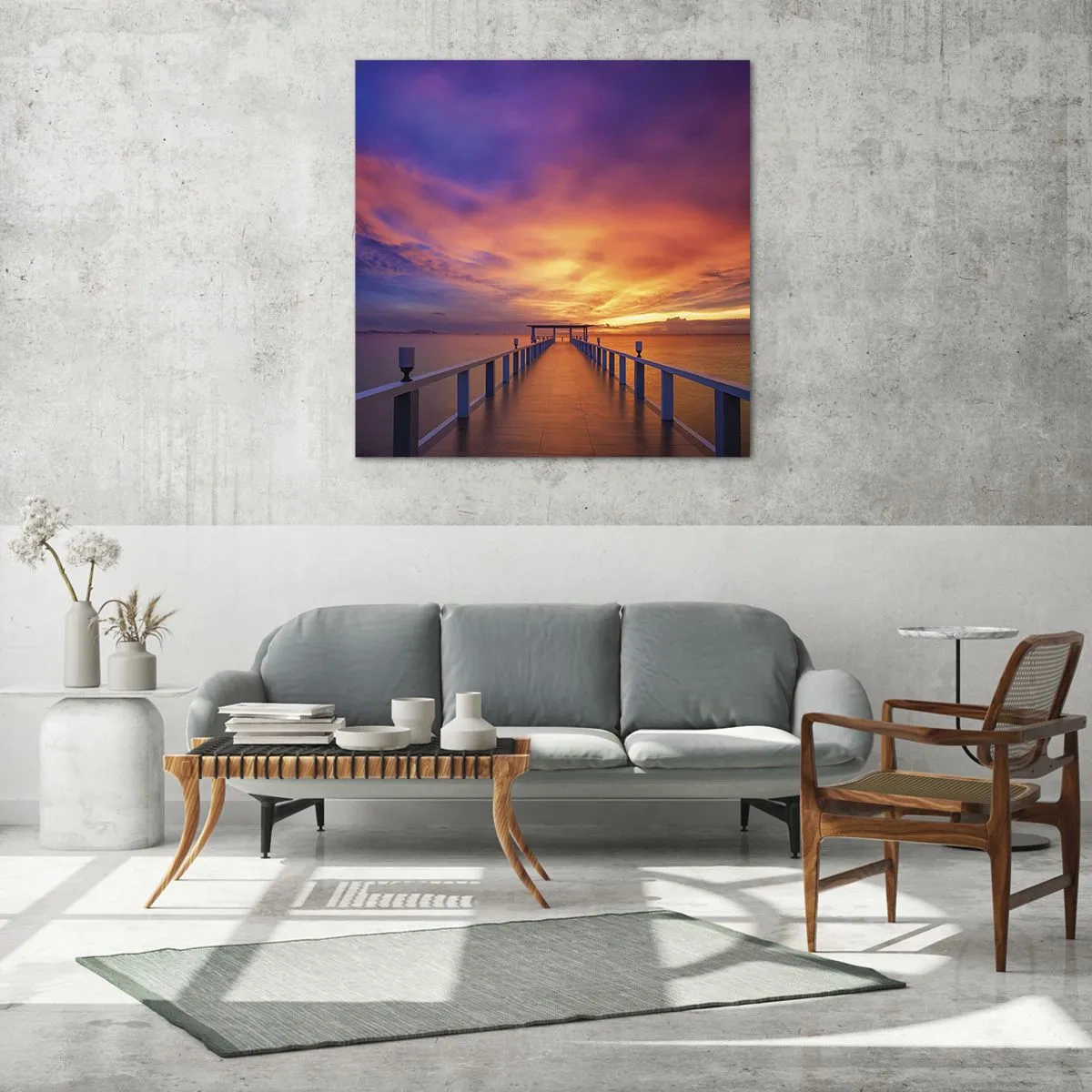 Cuadro sobre vidrio - Impresiones sobre Vidrio - Sin fin - 60x60 cm