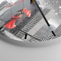 Esfera sin numeración, con rayas