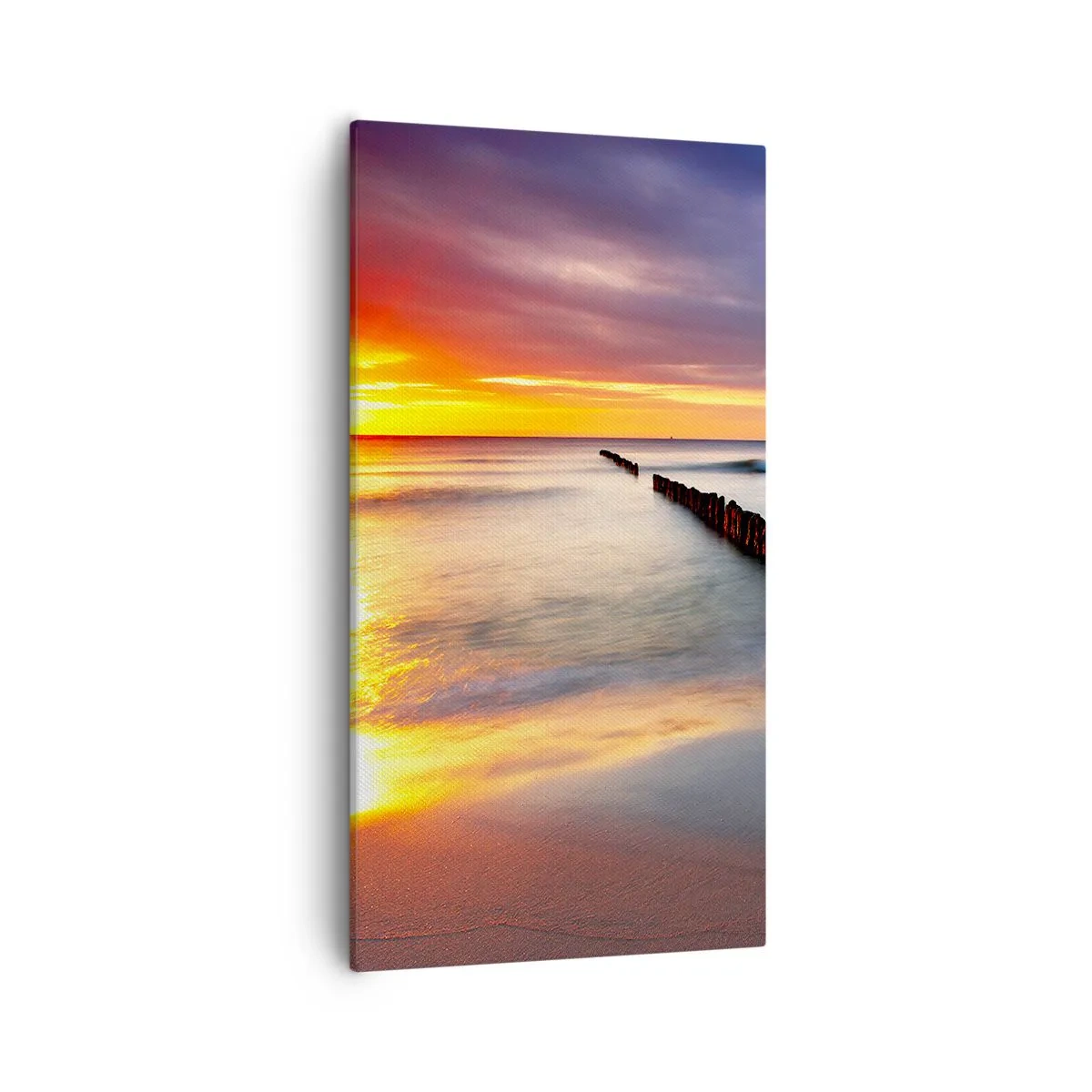 Cuadro sobre lienzo - Impresión de Imagen - Escuchar el silencio - 55x100 cm