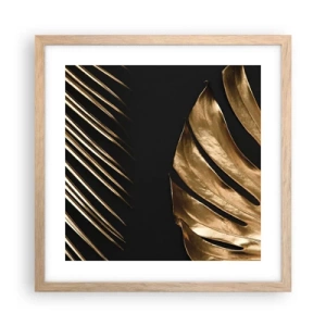 Póster en marco roble claro - Diferente, e igualmente valioso - 40x40 cm