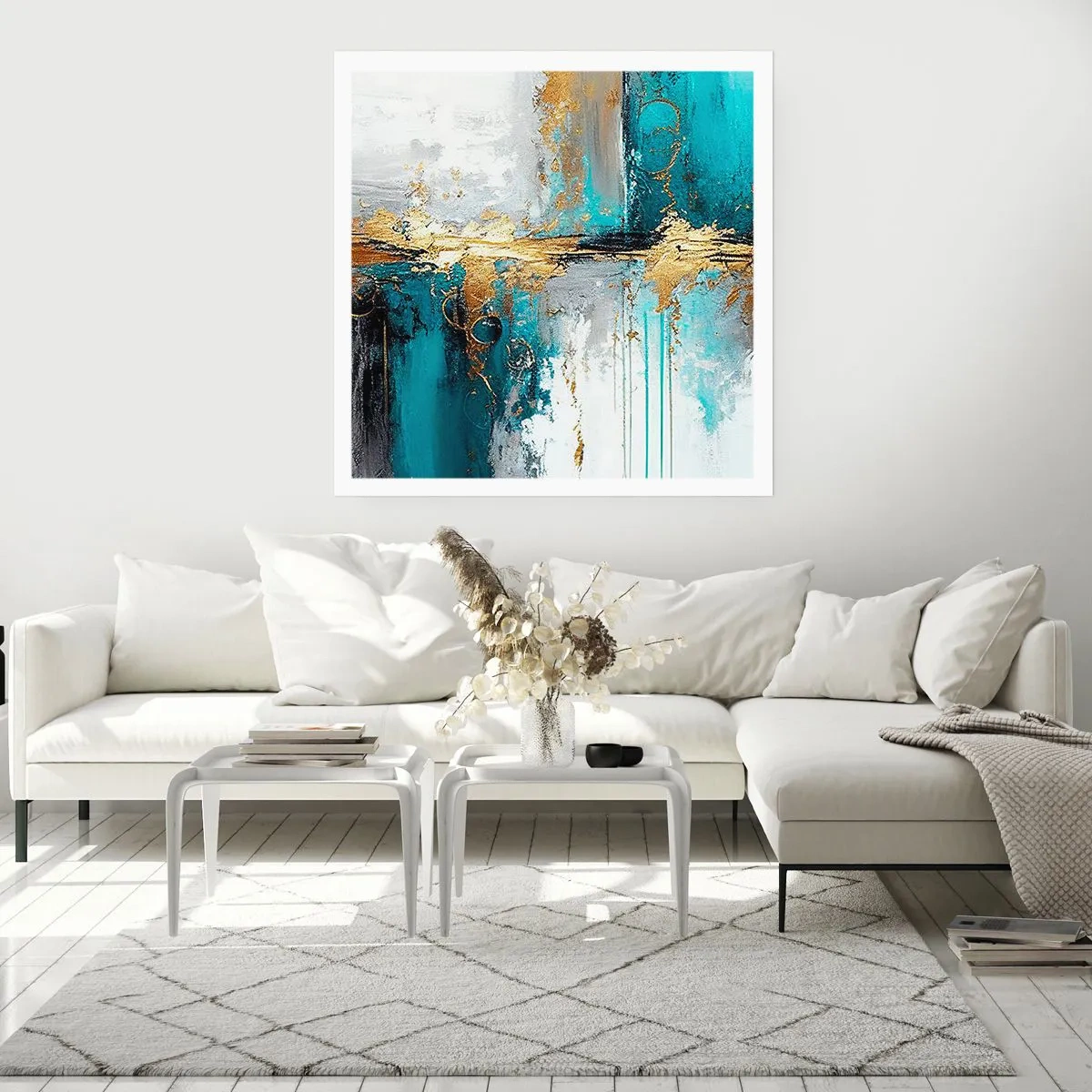 Póster - Todo fluye - 50x50 cm