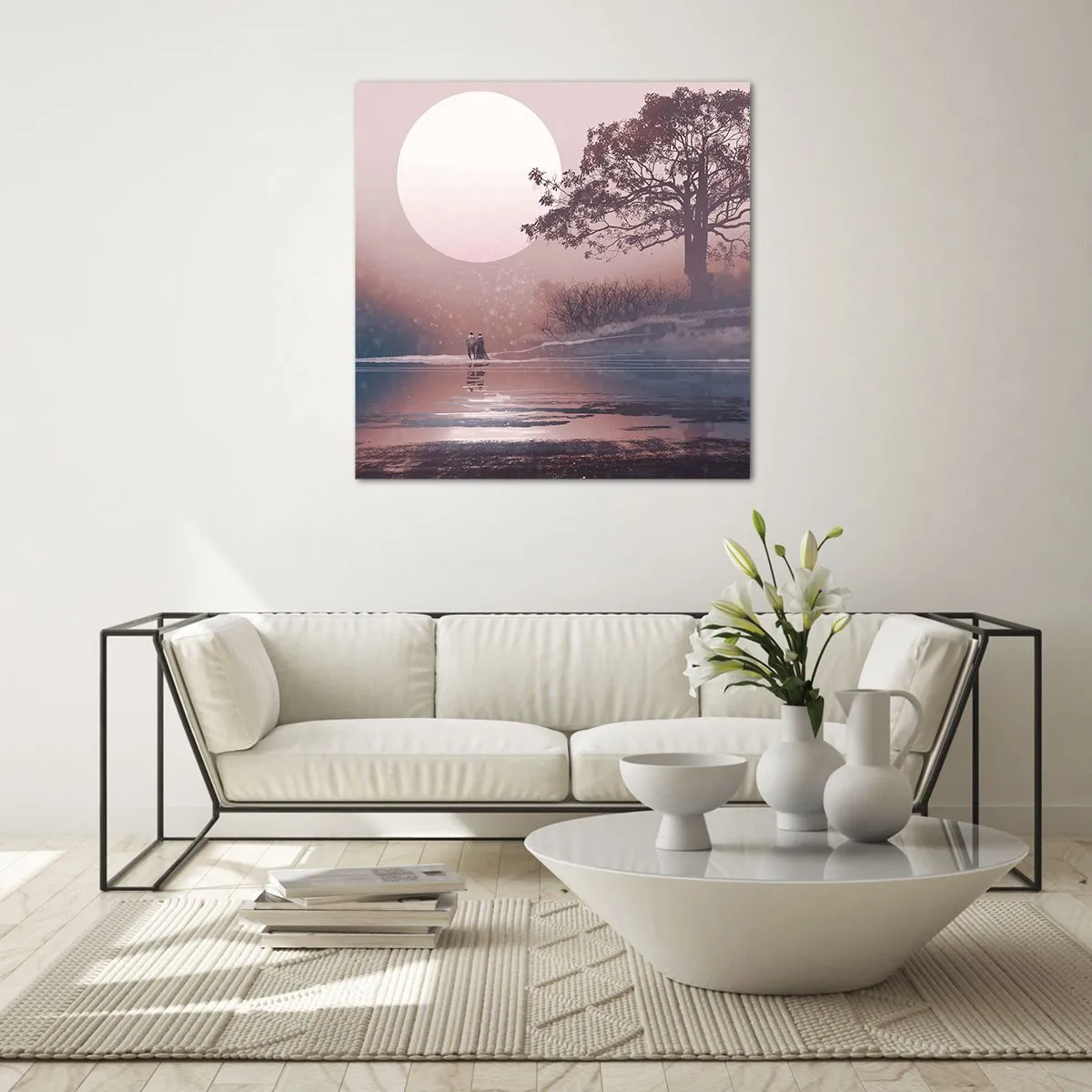 Cuadro sobre vidrio - Impresiones sobre Vidrio - Rarezas nocturnas - 30x30 cm