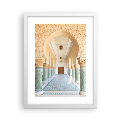 Póster en marco blanco - De los cuentos de Sherezade - 30x40 cm