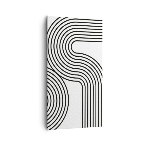 Cuadro sobre lienzo - Impresión de Imagen - En una curva - 55x100 cm