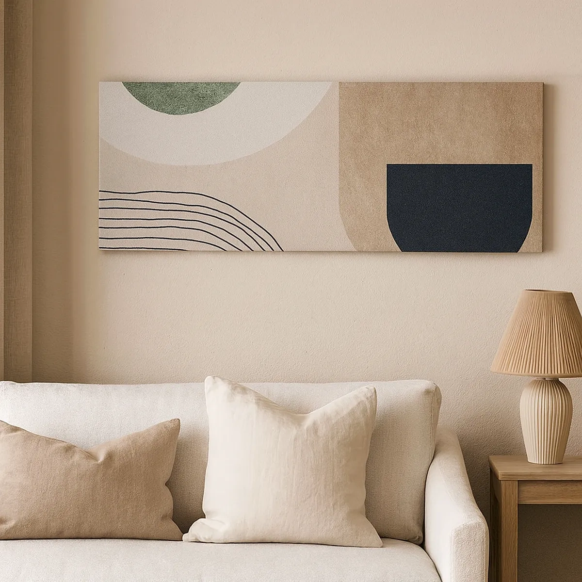 Cuadro sobre lienzo - Impresión de Imagen - La delicadeza de un óvalo - 30x30 cm