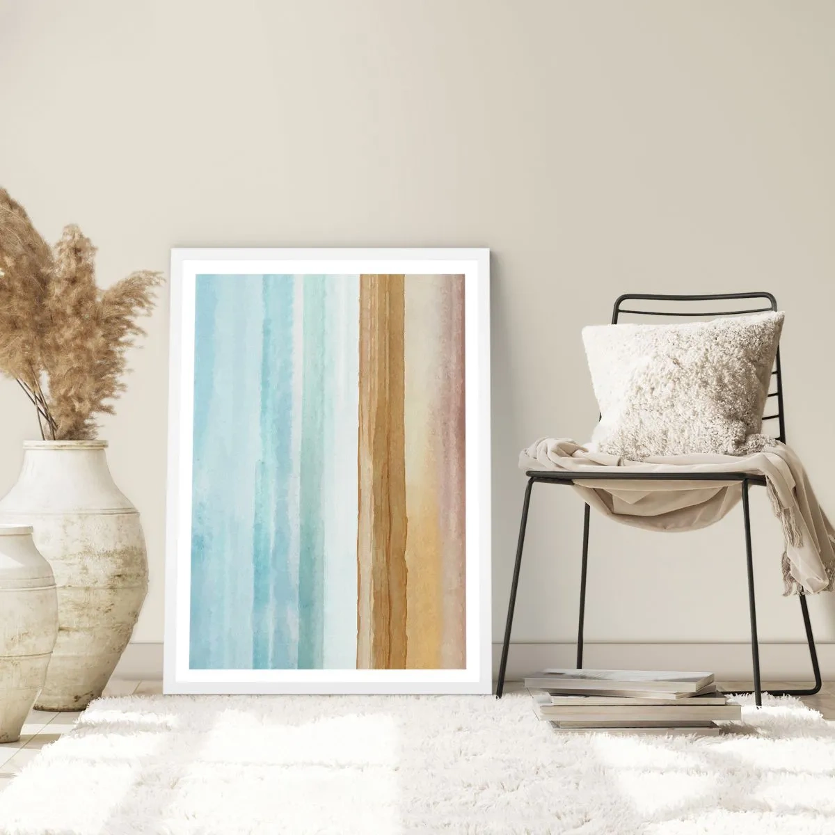 Póster en marco blanco - Serenidad - 61x91 cm