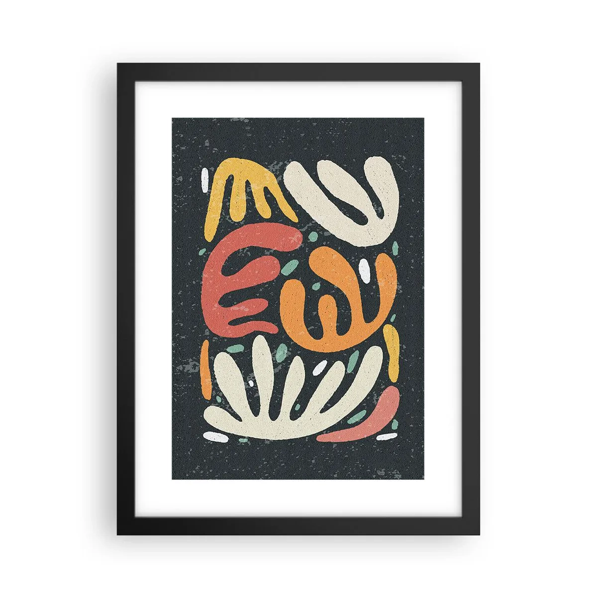 Póster en marco negro - Composición - Estoy a punto de atraparte - 30x40 cm