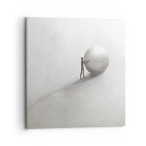 Cuadro sobre lienzo - Impresión de Imagen - El juego de la vida - 70x70 cm