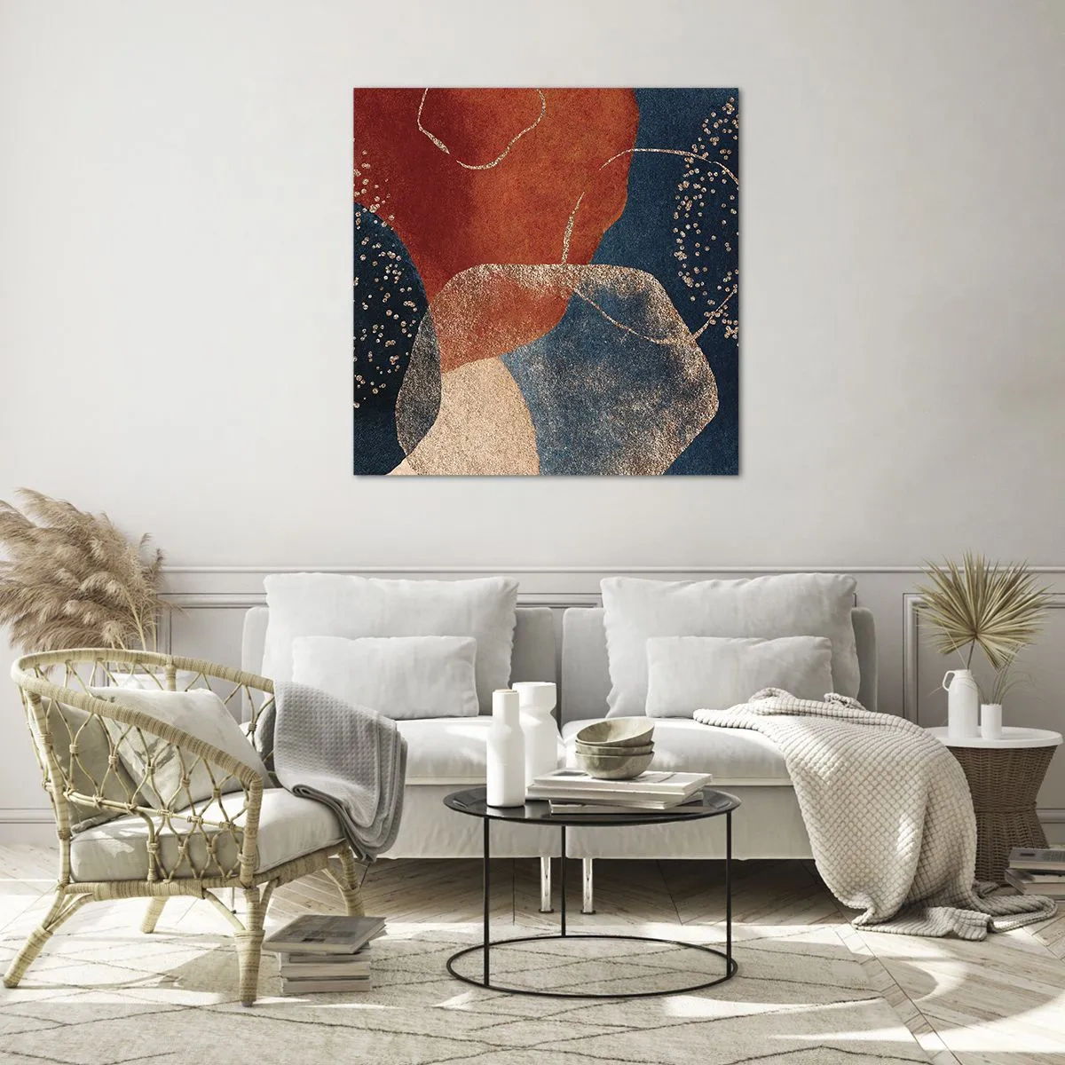 Cuadro sobre vidrio - Impresiones sobre Vidrio - La ligereza del ser - 60x60 cm