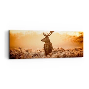 Cuadro sobre lienzo - Impresión de Imagen - Un líder por derecho - 90x30 cm