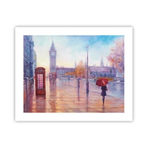 Póster - Un día de otoño en Londres - 50x40 cm