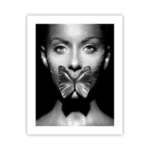 Póster - Beso de mariposa - 40x50 cm