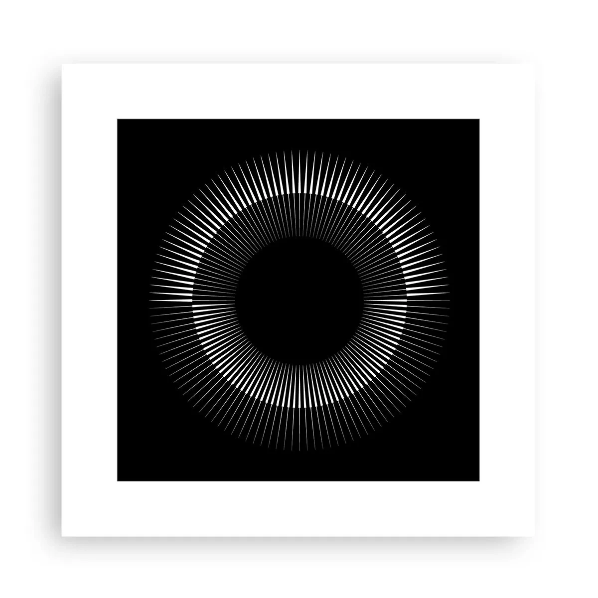 Póster - Sol negro - 30x30 cm