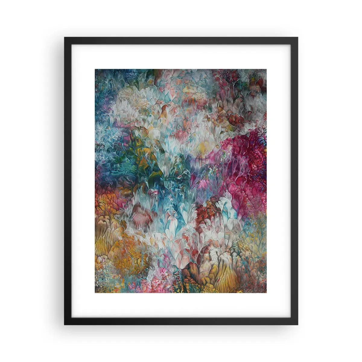 Póster en marco negro - En plena floración - 40x50 cm