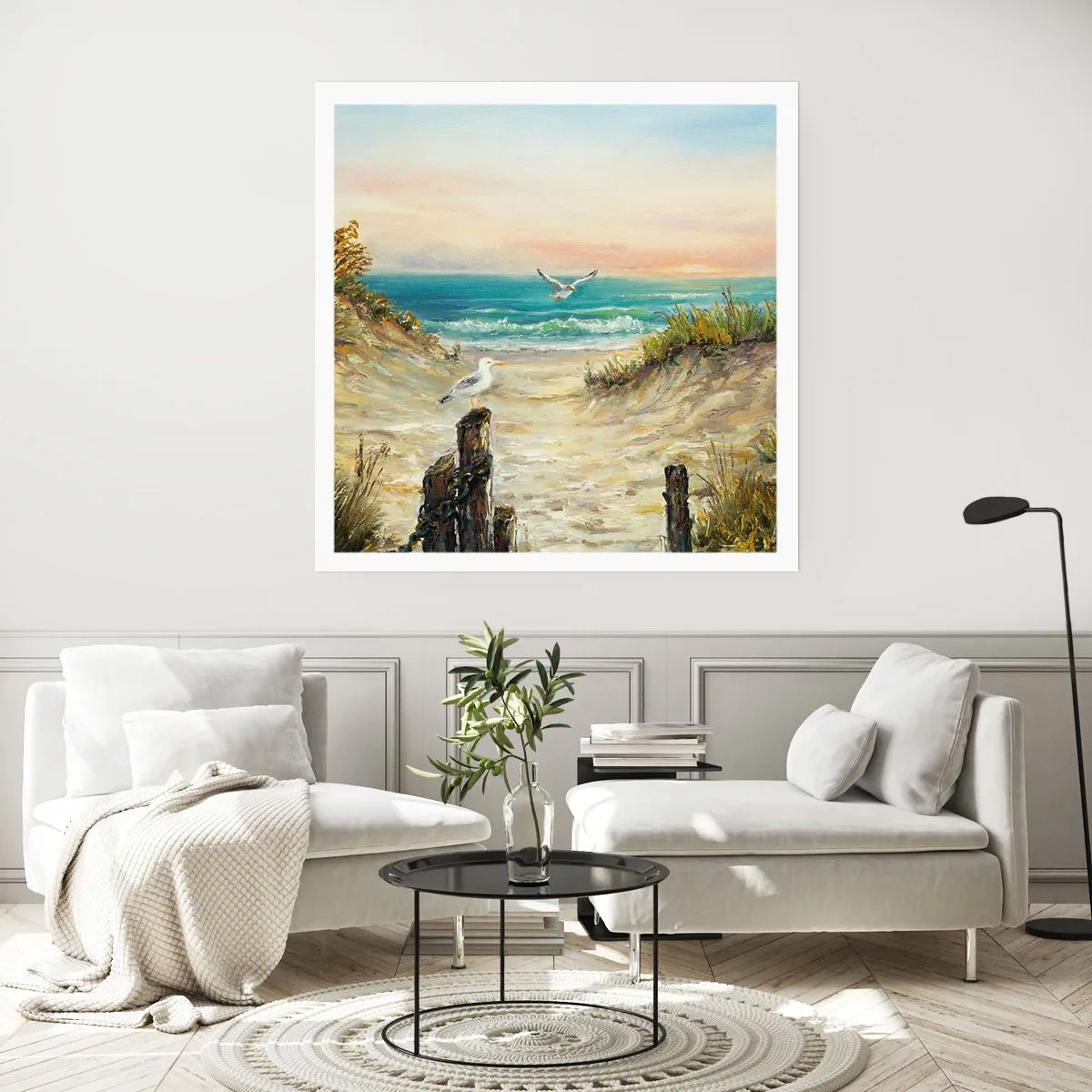 Póster - Un retiro ventoso - 60x60 cm